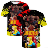 Anime Invincible 3D Printed Oversized Summer T-Shirt – Unisex Casual Tee for Men, Women & Kids thumbnail 6