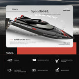 WL916 / WL912-A RC Speedboat 2.4GHz High-Speed Remote Control Racing Boat for Kids thumbnail 4