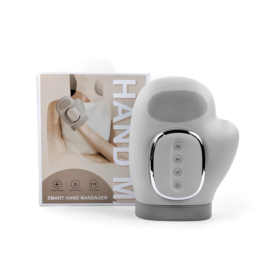 VIMYSHOW Electric Hand Massager Glove with Airbag Compression and Vibration – Finger, Palm and Wrist Relaxation Machine Rechargeable