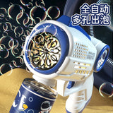 Porous Astronaut Electric Bubble Gun for Kids – Automatic Bubble Machine with Light, Summer Outdoor Party Toy thumbnail 6