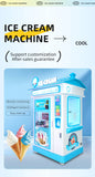 Commercial Outdoor Ice Cream Vending Robot – Fully Automatic Self-Service Soft Serve Dispenser thumbnail 7