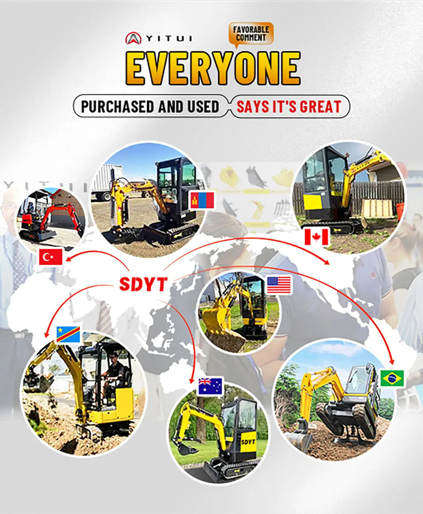 Mini Excavator Kubota Diesel Engine – Fast Delivery, Customized, Multi-Functional