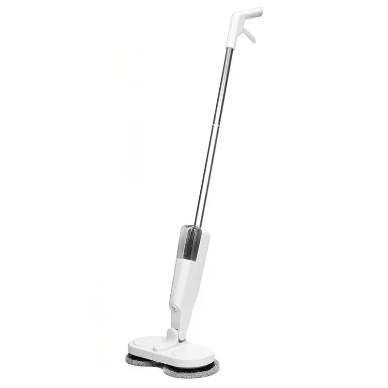 Wireless Electric Spin Mop Cleaner 2-in-1 Wet & Dry Floor, Glass & Window Scrubber