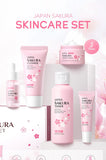 LAIKOU Sakura 5 Piece Skin Care Set Moisturizing Brightening Fine Line Reducing Facial Kit thumbnail 4