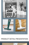 Wireless Electric Spin Mop Cleaner 2-in-1 Wet & Dry Floor, Glass & Window Scrubber thumbnail 12
