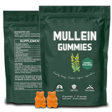 2 Bag Mullein Gummies for Lung Detox 2000mg Mullein Leaf Extract 60 Gummies per Bag Respiratory Digestive Immune Support thumbnail 1