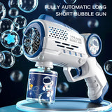 Porous Astronaut Electric Bubble Gun for Kids – Automatic Bubble Machine with Light, Summer Outdoor Party Toy thumbnail 3