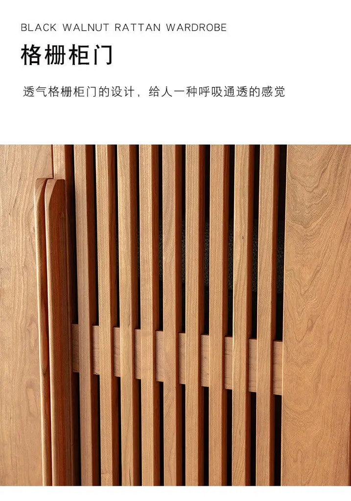 Luxury Modern Wooden Wardrobe with Sliding Doors and Storage Drawers – Nordic Style Bedroom Closet Furniture