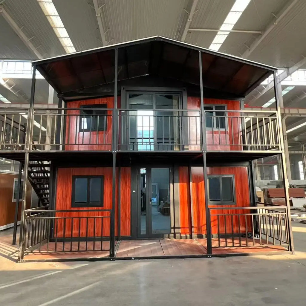 Two-Storey Expandable Container House 20ft / 40ft Modular Shipping Home – 2 to 4 Bedrooms Custom Movable Building