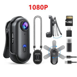 4K Mini Body Camera 1080P Wearable Recorder with 128GB Support and Rotatable Clip thumbnail 10