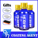3PCS 9H Car Liquid Ceramic Coat Super Hydrophobic Glass Coating Set – Polysiloxane Nano Materials for Cars thumbnail 1