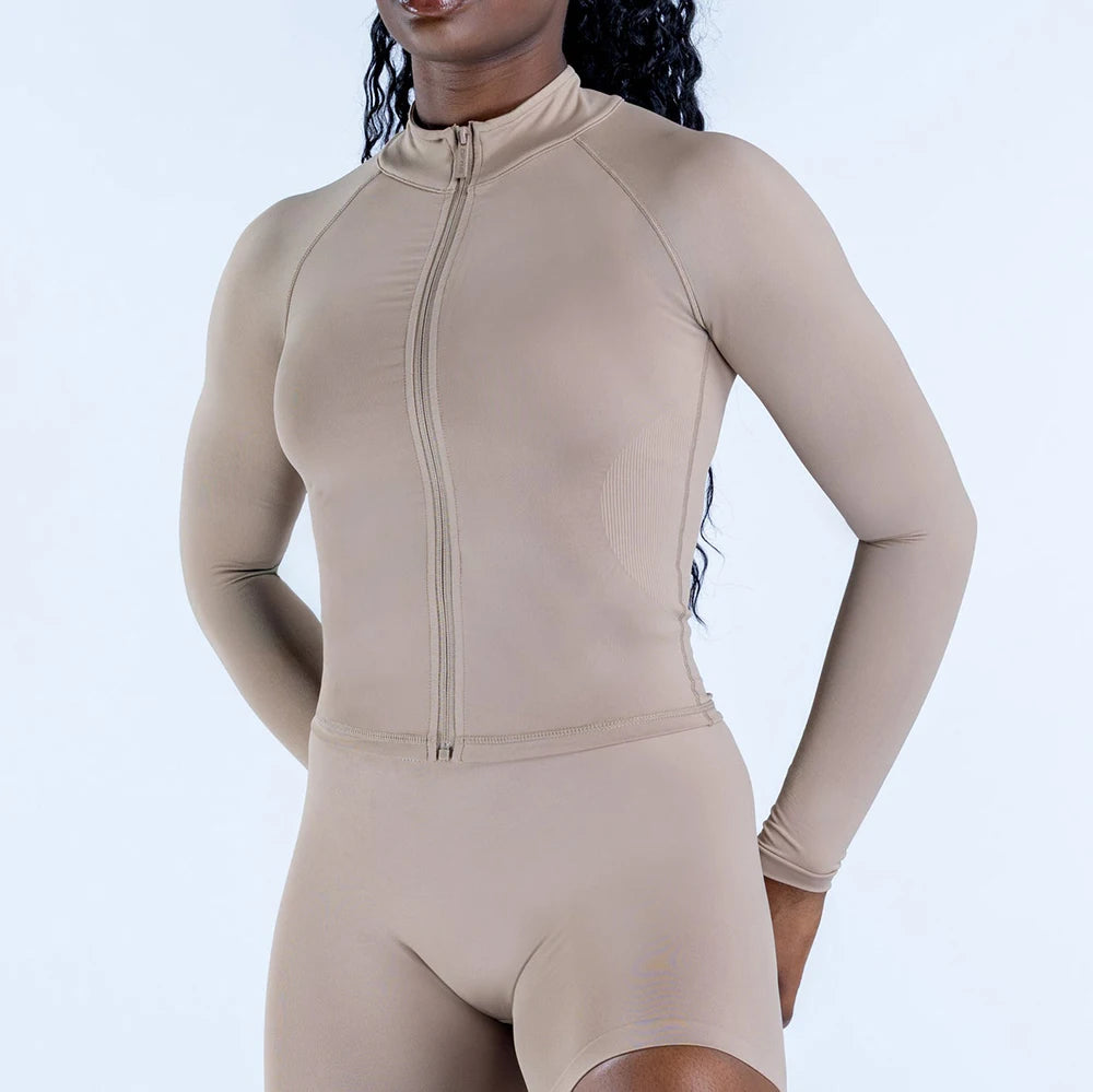Dynamic Zippy Jacket DF 2-Piece Seamless Gym & Yoga Set for Women