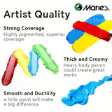 12 Colors Marie’s Acrylic Paint Set – 100ml Vibrant Acrylic Paints for Canvas, Rocks, Crafts, Wood, and Stone thumbnail 2