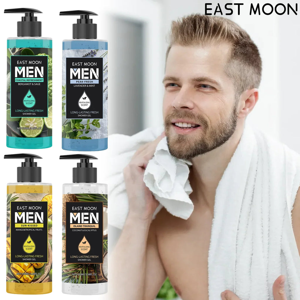 Men's Eucalyptus Coconut Body Wash 100ml – Deep Cleansing, Refreshing Scent, Long-Lasting Fragrance