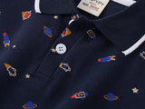 Fashion Kids Boys Polo Shirt – Luxury Stand Collar Summer Tee, Soft Breathable Cotton thumbnail 11