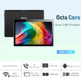 BDF 10.1 Inch Octa Core Tablet 4GB RAM 64GB ROM Dual SIM 3G Android 11 WiFi Bluetooth IPS Display thumbnail 5