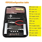 Car Tire Repair Tool Set – 24/46/62 PCS | Complete Auto & Bike Puncture Repair Kit thumbnail 4