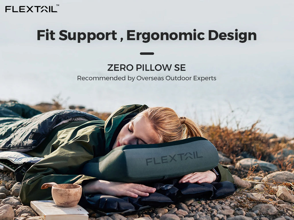 FLEXTAIL Inflatable Camping Pillow – Ergonomic Comfort Anywhere