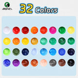 Marie's 32 Colors Professional Acrylic Paint Set 100ml – Rich Pigments for Canvas, Ceramic, Wood – Artists & Hobbyists thumbnail 8