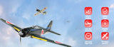 Volantex Spitfire RC Fighter Plane 400mm EPP Warbird – 4CH 2.4GHz RTF with XPilot Stabilization & One-Key Aerobatics thumbnail 14