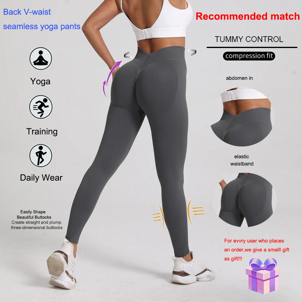 Women Seamless Yoga Top – Short Sleeve Fitness & Activewear Shirt