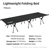 PACOONE Folding Camping Cot – Portable Outdoor Bed for Adults & Kids thumbnail 23