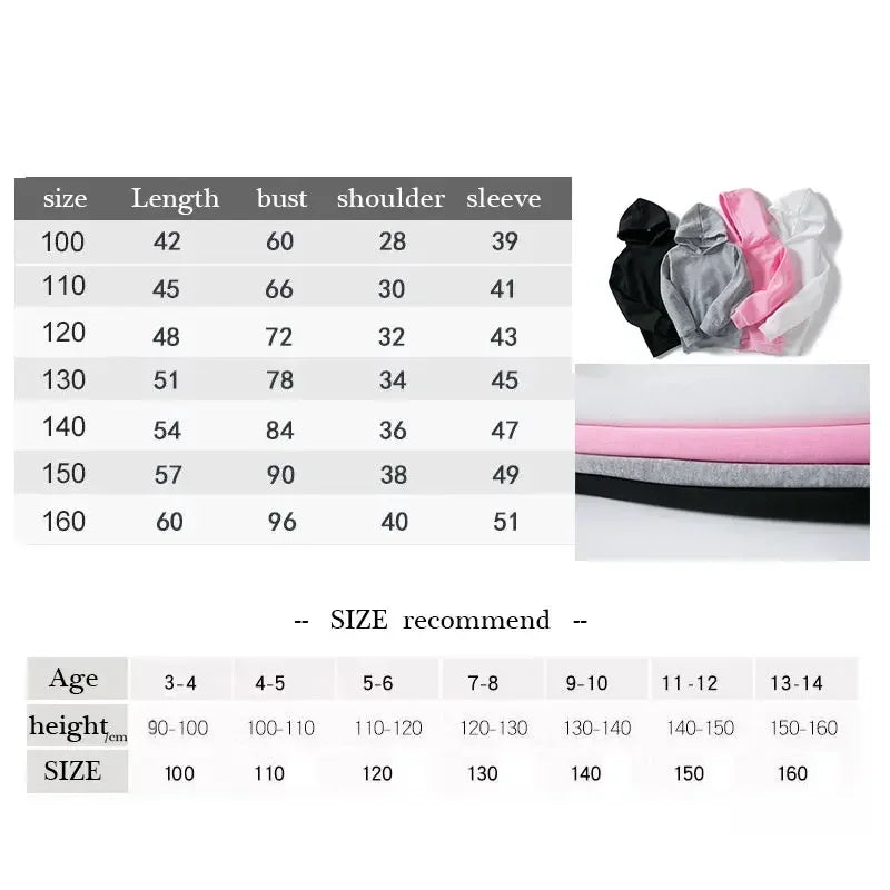 New Fashion Kpop Devil Hunter ZOEY Hoodie for Children – Cute Harajuku Unisex Sportswear