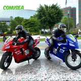 RC Stunt Motorcycle Car 1/6 High-Speed Remote Control Motorbike Toy for Kids thumbnail 3