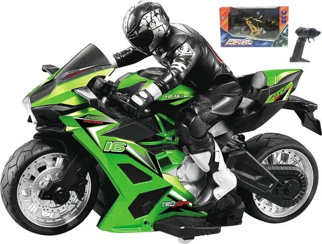 High Speed RC Stunt Motorbike – 360° Rotation Drift Remote Control Motorcycle Toy