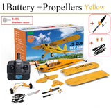 Hot Sale RC Plane RTF 2.4G Brushless Motor 3D/6G Remote Control Airplane Wltoys A160 Upgraded J3-CUB Ready To Fly thumbnail 33