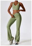 Seamless 2-Piece Women’s Yoga Set – Fitness Leggings & Sports Bra Workout Suit thumbnail 46