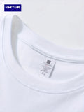 Men’s 100% Cotton Casual Letter Print T-Shirt – Loose Fit Short Sleeve Tee thumbnail 10