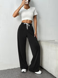 Autumn & Winter Women’s Elastic Waist Wide Leg Casual Pants thumbnail 19