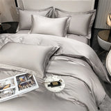 Luxury 100% Egyptian Cotton Bedding Set – Duvet Cover & Pillowcases, Soft Bed Linen for Double, Queen, King Size Beds thumbnail 68