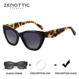 ZENOTTIC Butterfly Polarized Prescription Sunglasses Handmade Acetate Square Optical Shades for Women – Custom Myopia, Hyperopia & Astigmatism Lenses thumbnail 1