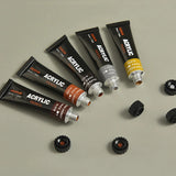 30 Color Acrylic Pigment Aluminum Tube Set – DIY Art Painting & Graffiti Paint Kit thumbnail 3