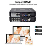 AZISHN 8 Channel 5MP AHD DVR CCTV Security Camera System Kit Indoor Outdoor Waterproof Dome Cameras thumbnail 15