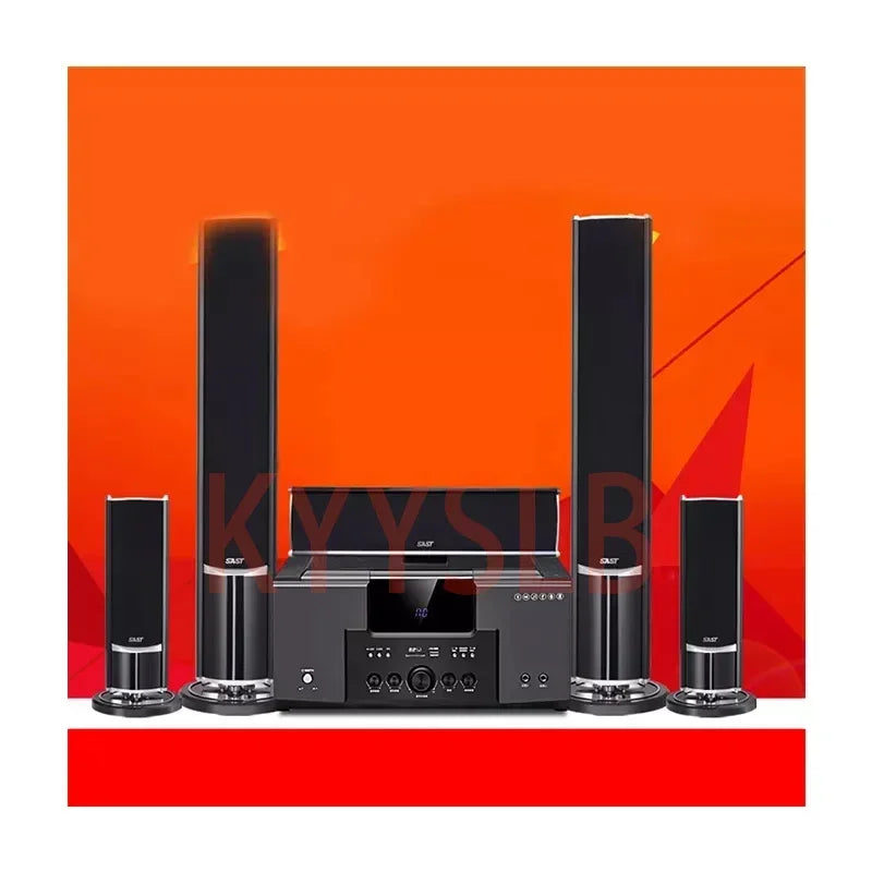KYYSLB 5.1 Home Theater Sound System – Wireless 3D Surround Speakers for TV & Music