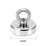 Super Strong Neodymium Fishing Magnet with Eyebolt – Heavy Duty Salvage Magnet thumbnail 7