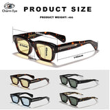 SJEFF Luxury Acetate Square Sunglasses UV400 Polarized Prescription Ready – Unisex Fashion Designer Eyewear thumbnail 4