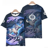 Genshin Impact Cartoon Kids T-Shirt – Unisex Short Sleeve Summer Tee for Boys & Girls thumbnail 5