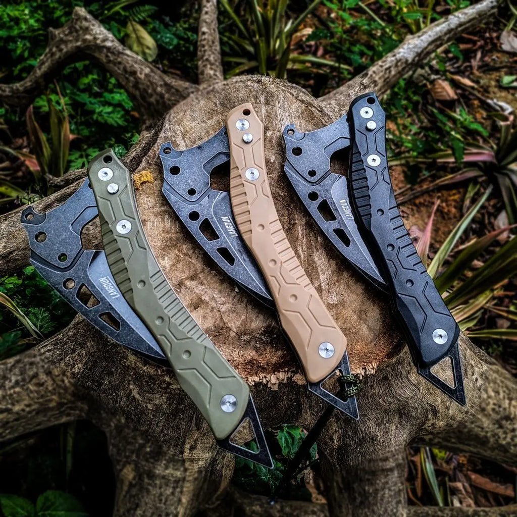 Multi-Tool Tactical Machete Axe – Outdoor Survival & Camping Essential
