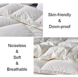 Goodnight Kiss 100% White Goose Down Comforter – Soft Luxury Warm Duvet for Winter, Spring & Autumn thumbnail 12
