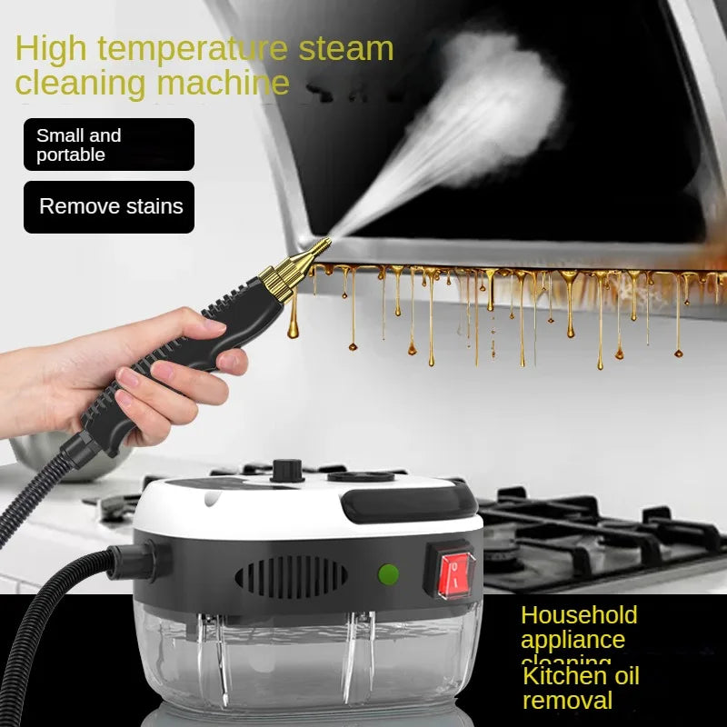 High-Temperature Steam Cleaner for Home, Car & Kitchen – Sterilization & Deep Cleaning, 110V US / 220V EU Plug