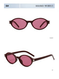 Oval Rice Nail Retro Fashion Sunglasses – Customizable Myopia Lenses 0~-6.0 thumbnail 17