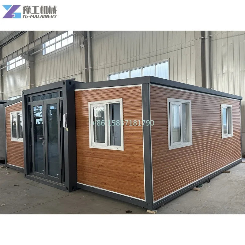 20ft Double Wing Expandable Container House – Modern Prefabricated Mobile Home