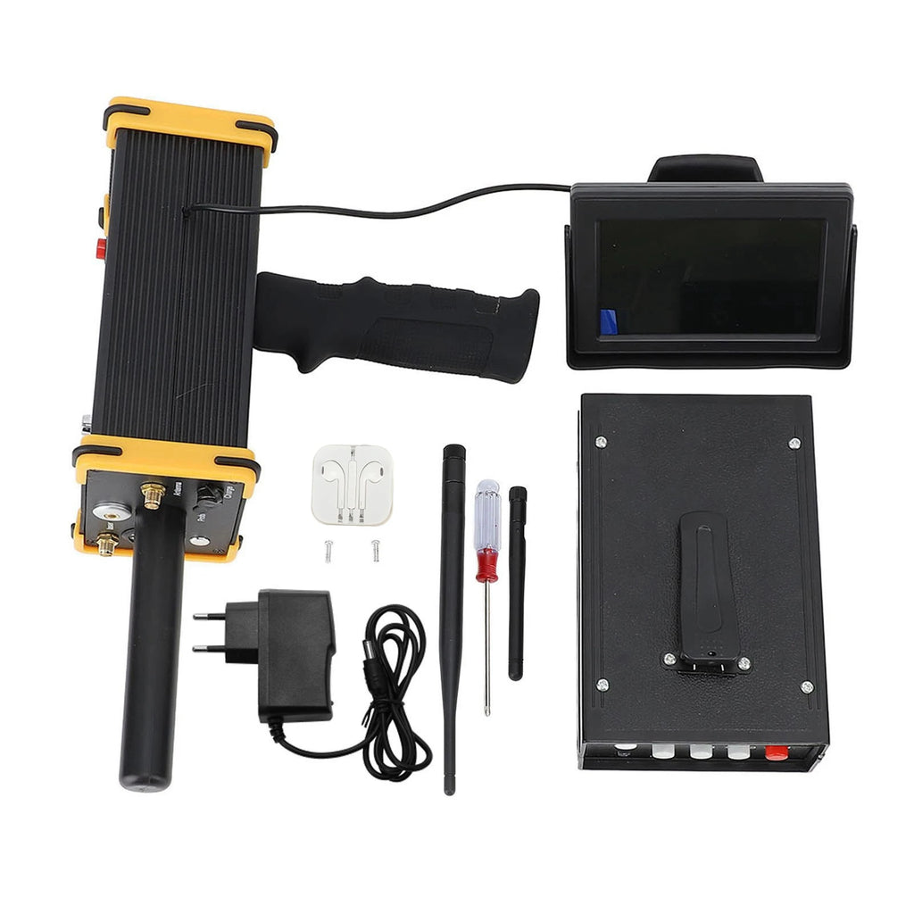 15m Depth | 1000m Range High-Accuracy Metal Detector with LCD Display – For Gold, Silver & Copper – Qiilu