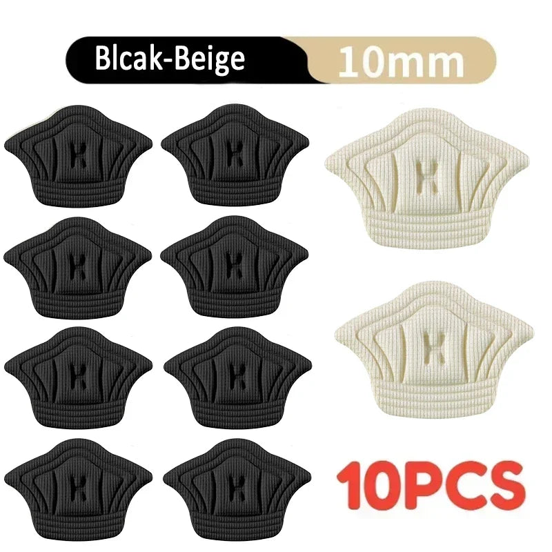5 Pairs Adjustable Shoe Heel Pads – Insoles for Sports & Everyday Shoes