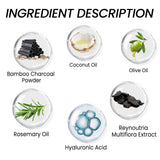 Bamboo Charcoal Shampoo Soap – Deep Cleansing, Nourishing, and Hair Strengthening thumbnail 8