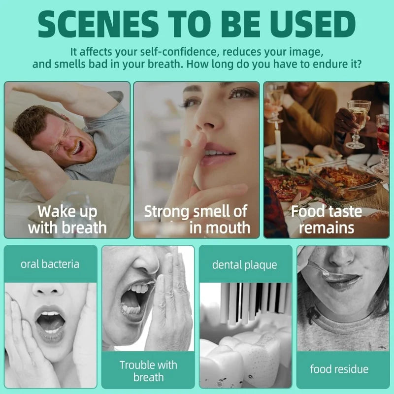 Natural Coconut Mint Pulling Oil Mouthwash Alcohol-Free Fresh Breath & Gum Care 100ml / 237ml